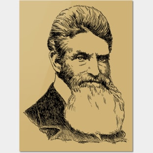 John Brown Sketch - History, Abolitionist, Leftist, Harpers Ferry Posters and Art